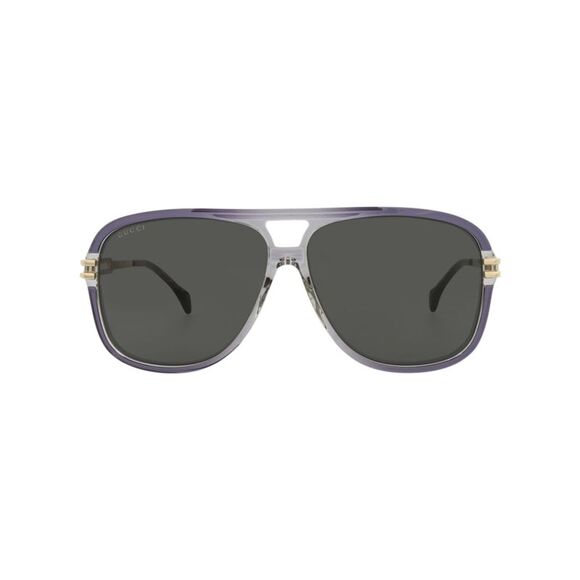 Gucci Aviator-Frame Acetate Sunglasses Multi Mens - Picture 1 of 6
